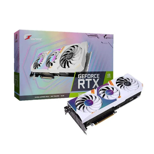 COLORFUL iGame GeForce RTX 3060 Ti Ultra W OC Triple Fan 8GB Used GPU