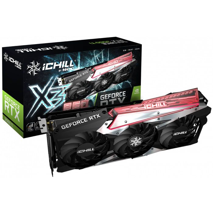 INNO3D GEFORCE RTX 3060 TI ICHILL X3 RED 8GB Used GPU