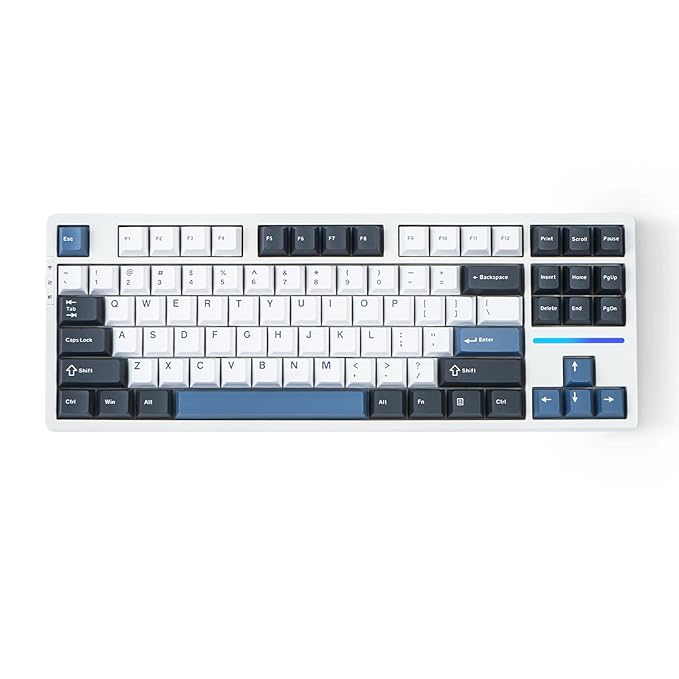 Enmakpak x VGN V87 Gaming, Wireless Mechanical Programmable Keyboard, 87 Keys, Hot Swap, 3 Connectivity Bluetooth, 2.4 GHz, USB-C New, Open Box Keyboard