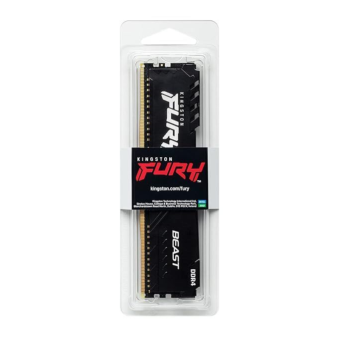 Kingston Fury Beast 16GB 3200MHz DDR4 CL16 New, Open Box RAM