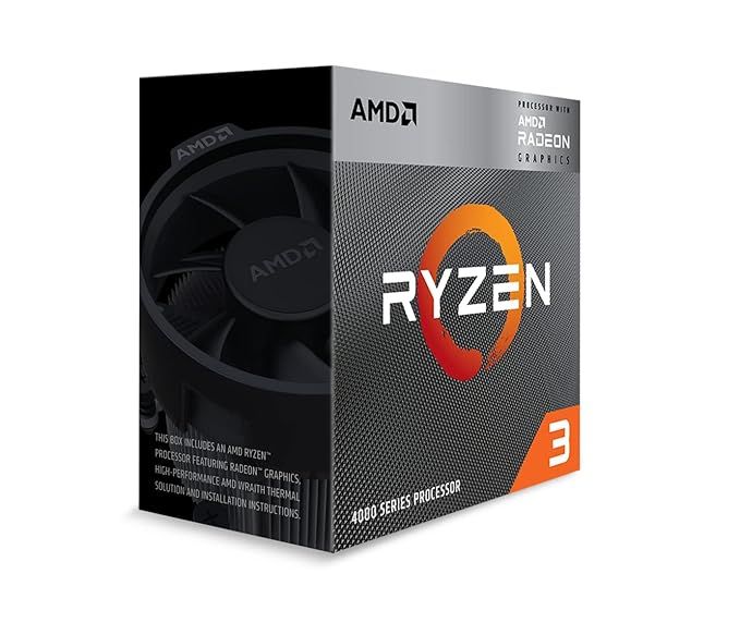 AMD Ryzen 3 4300G Radeon Graphics 7 , 4 cores 8 Threads, Up to 4GHz Used CPU