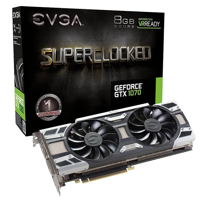 Buy the EVGA GeForce GTX 1070 SC GAMING ACX 8GB Used GPU
