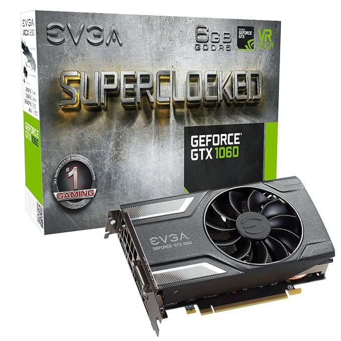 Buy the EVGA GeForce GTX 1060 6GB Super Clocked GAMING Used GPU