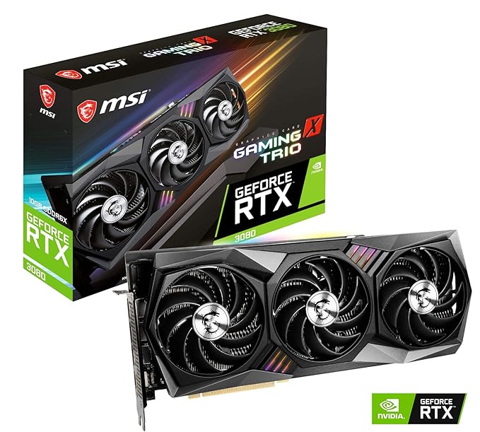 MSI GeForce RTX 3080 GAMING X TRIO 10GB Used GPU