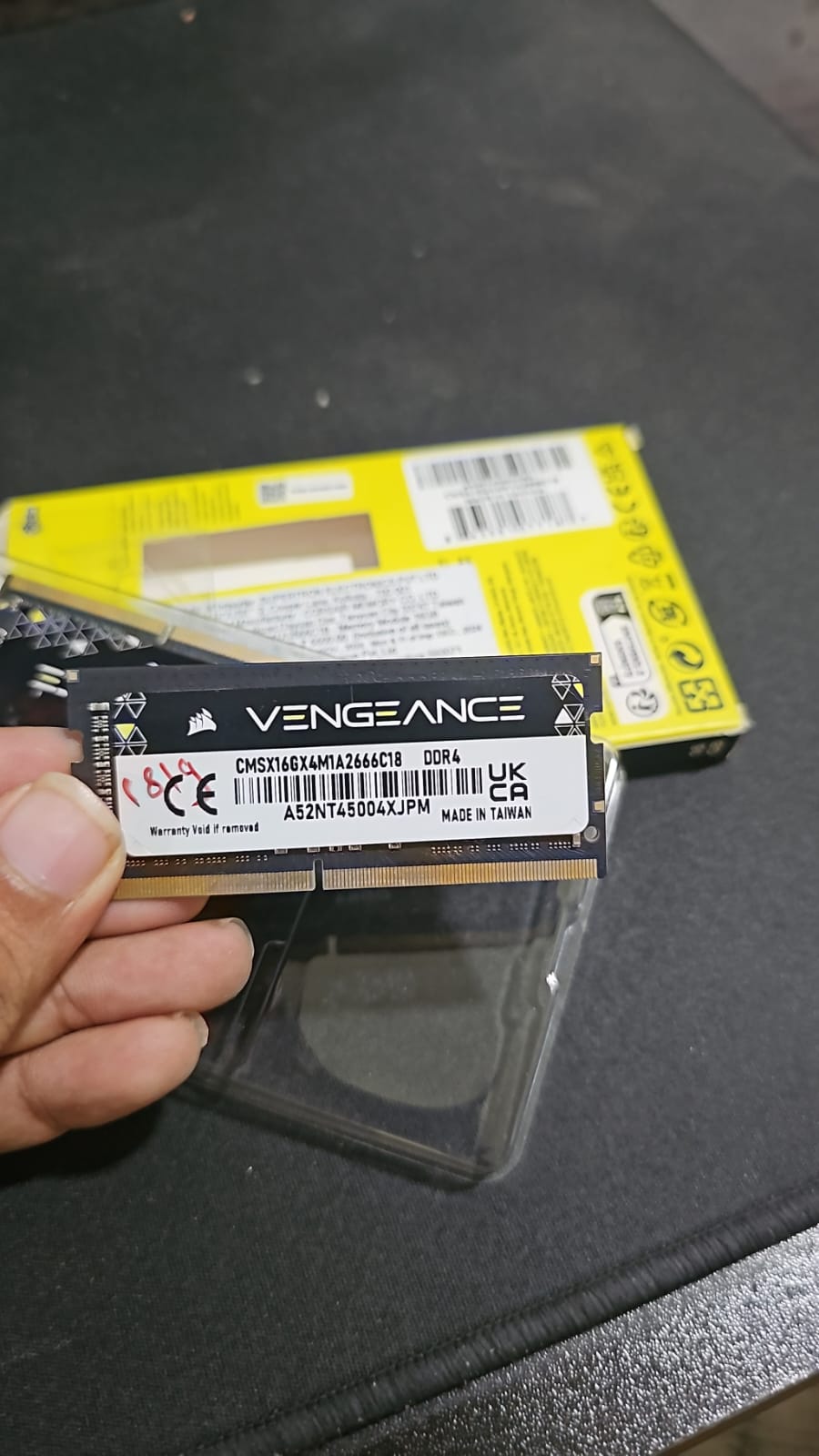 Corsair Vengeance Performance 32GB (16x2) DDR4 2666MHZ SODIMM Used Laptop RAM