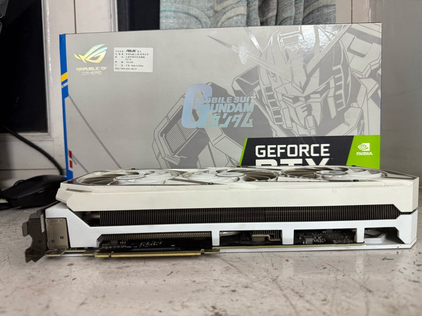 Asus ROG Strix RTX 3080 White Gundam Edition 10gb Used GPU
