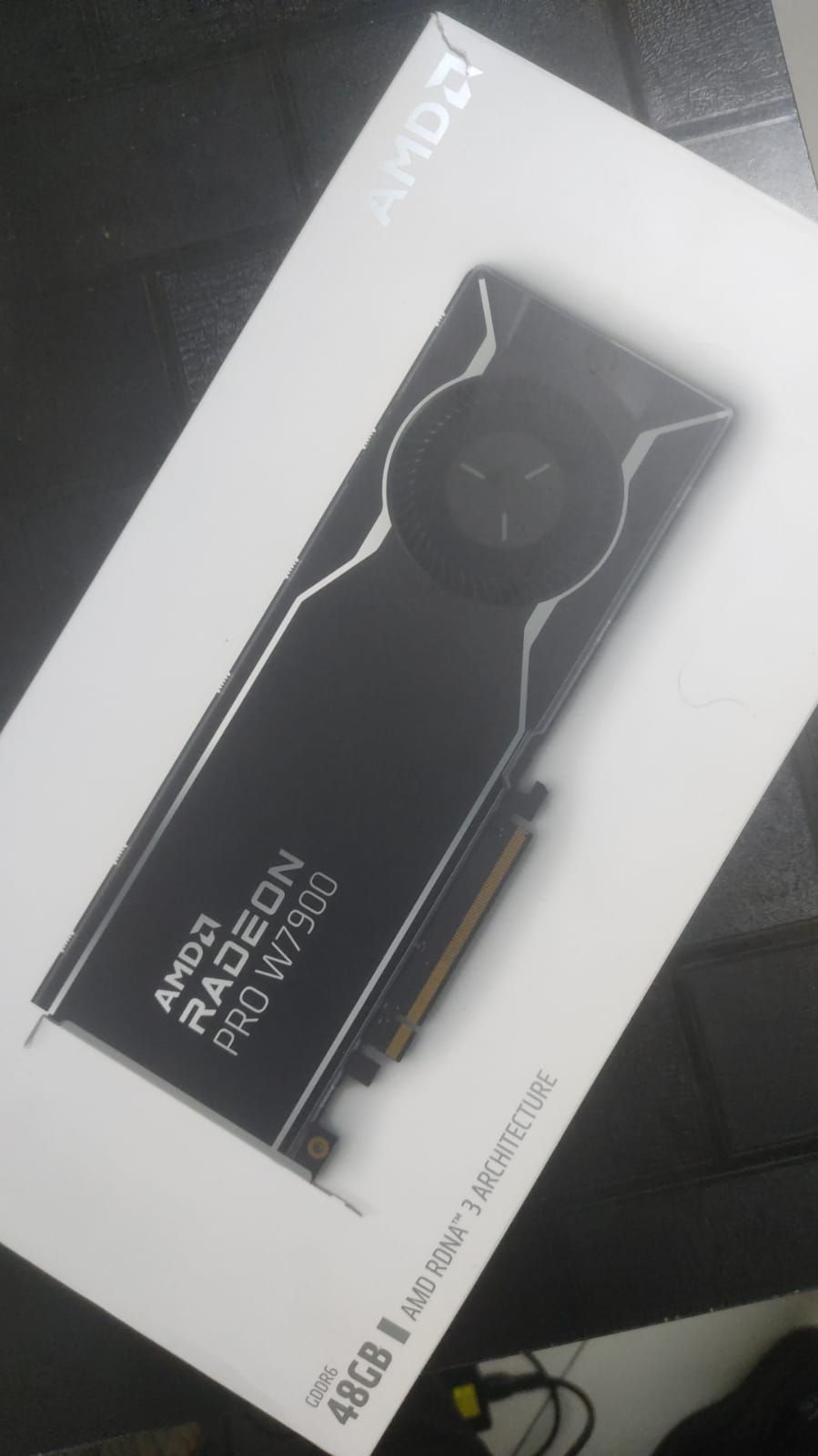 AMD Radeon Pro W7900 Professional Graphics Card Open Box
