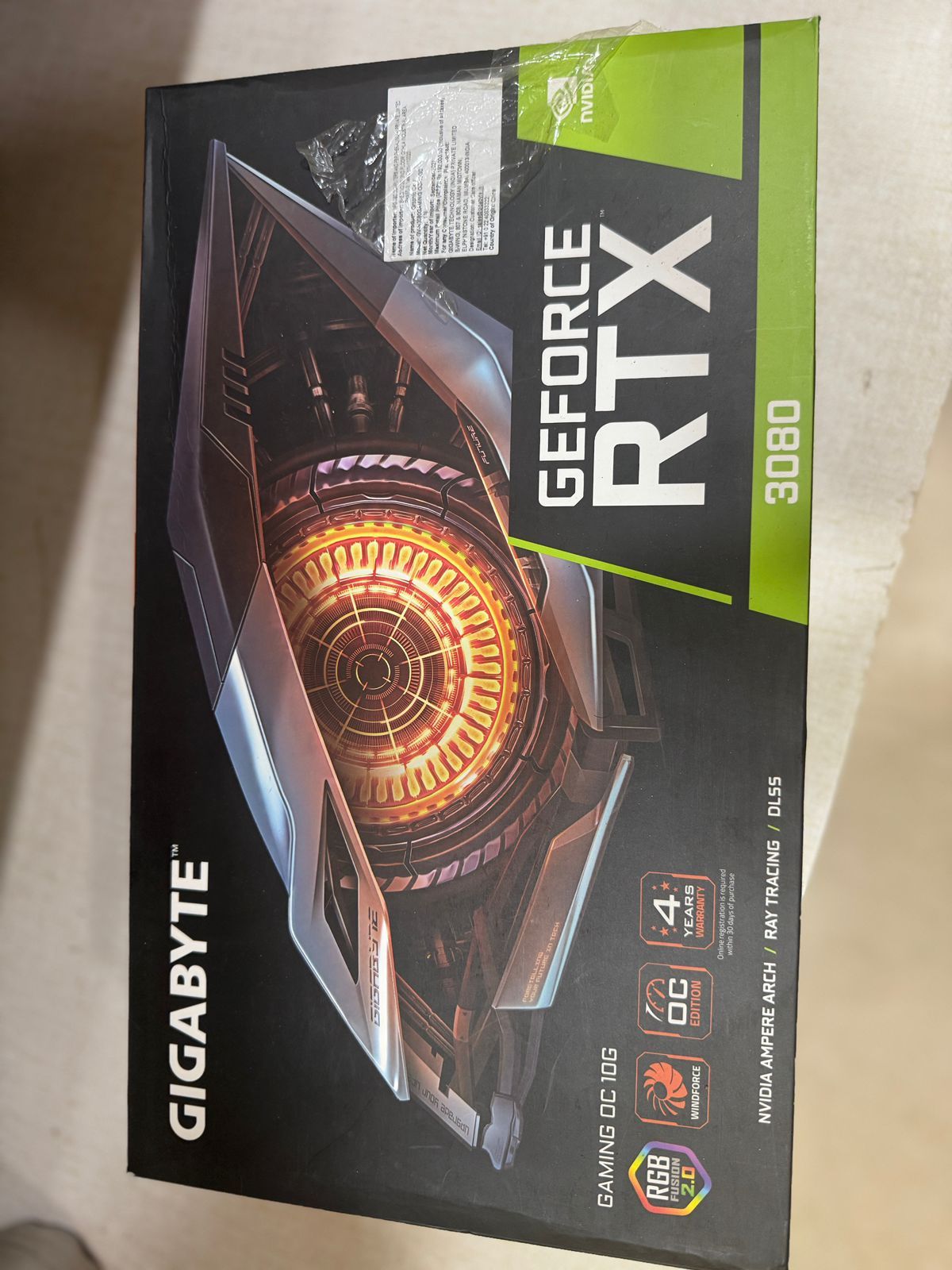 Gigabyte GeForce RTX 3080 GAMING OC 10GB Used GPU