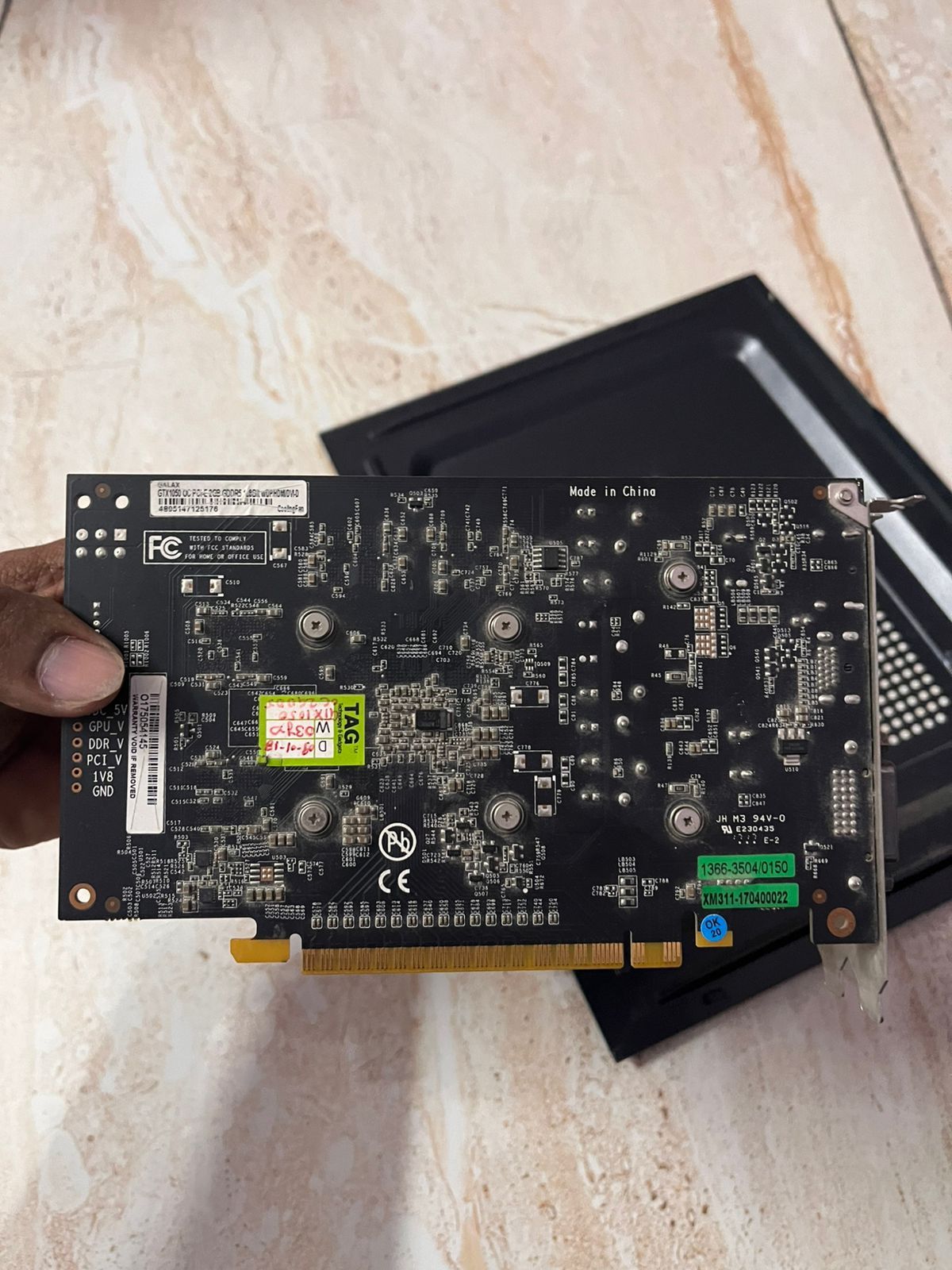 GALAX GeForce GTX 1050 OC 2GB Used GPU