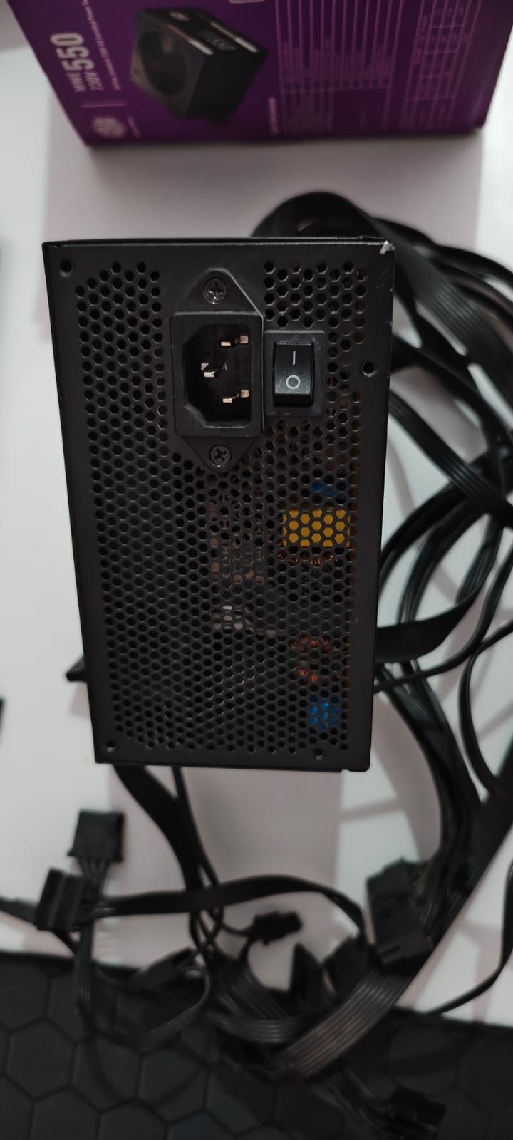 Cooler Master MWE 550 Watt 80 Plus White Power Supply Used PSU