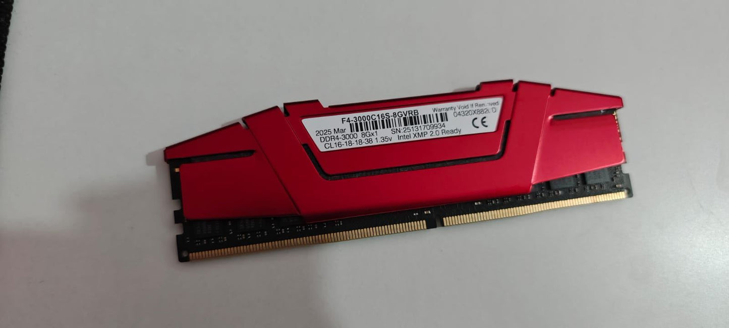 G.SKILL Ripjaws V 16GB (2x8GB) DDR4 3000MHZ C16 Used RAM