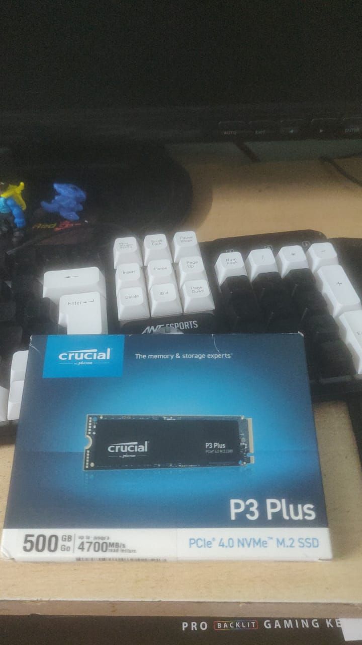 Crucial P3 Plus 500GB PCIe 4.0 NVMe M.2 SSD, up to 4700MB/s Used SSD