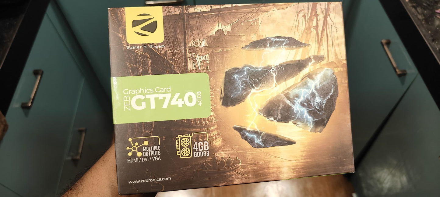 Zebronics GT 740 4GB DDR3 Brand new open Box GPU