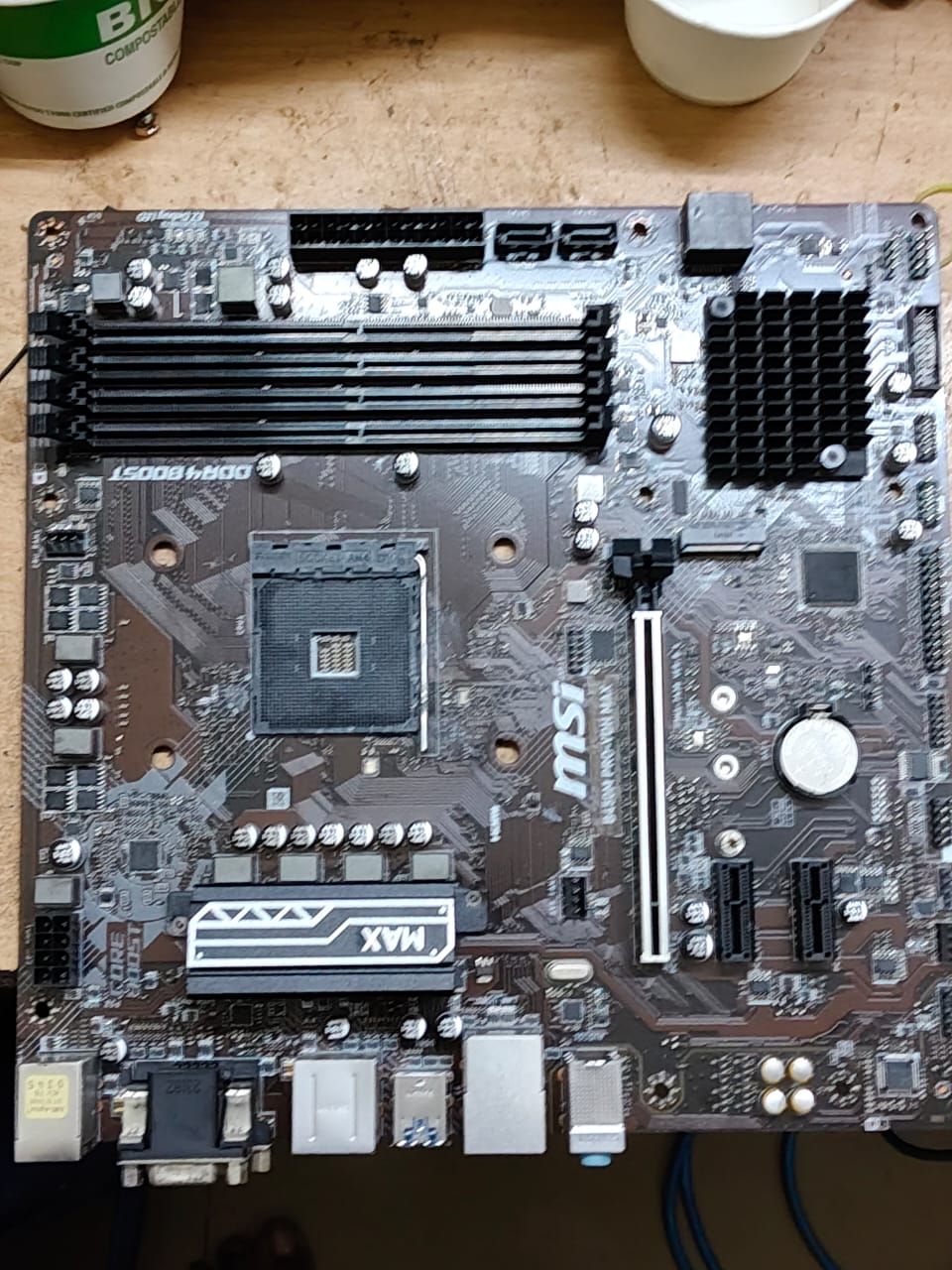 MSI B450M Pro-Vdh Max Gaming Used Motherboard