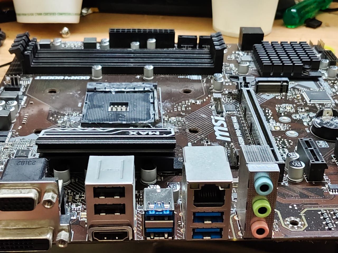 MSI B450M Pro-Vdh Max Gaming Used Motherboard