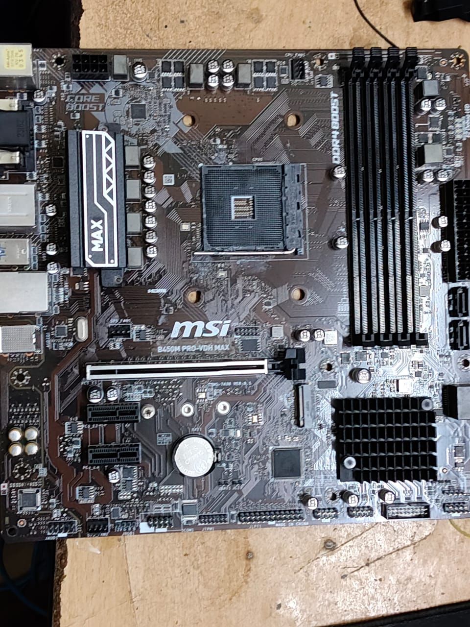 MSI B450M Pro-Vdh Max Gaming Used Motherboard