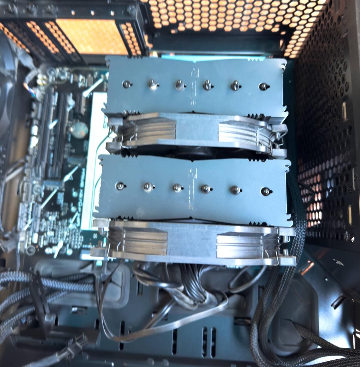 Noctua NH-D15 Dual FAN CPU Air Cooler Chromax Black Used CPU Cooler