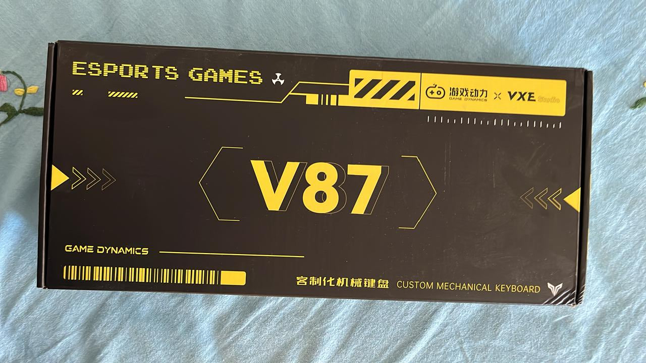 Enmakpak x VGN V87 Gaming, Wireless Mechanical Programmable Keyboard, 87 Keys, Hot Swap, 3 Connectivity Bluetooth, 2.4 GHz, USB-C New, Open Box Keyboard