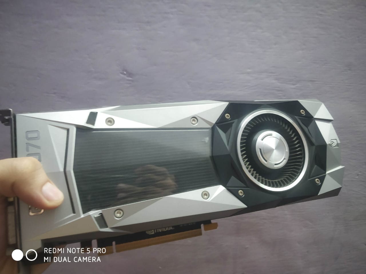 Nvidia GeForce GTX 1070 Fouders Edition Blower Fan 8GB Used GPU