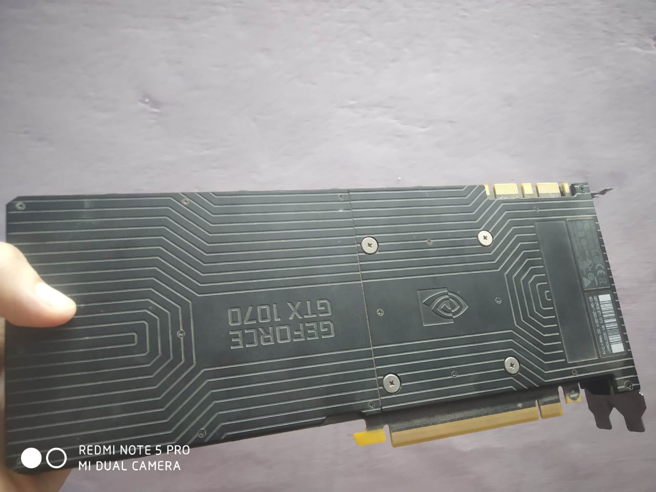 Nvidia GeForce GTX 1070 Fouders Edition Blower Fan 8GB Used GPU
