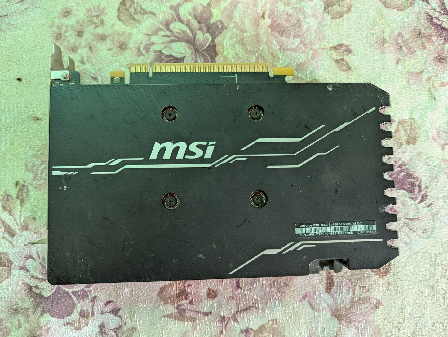 MSI GeForce GTX 1660 Super Ventus XS OC 6GB GDDR6 Used GPU
