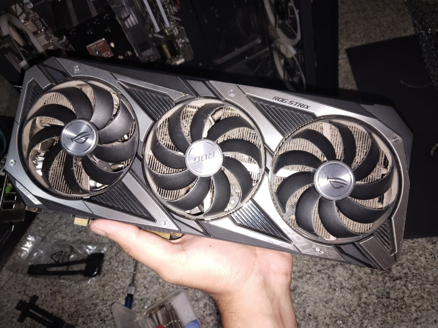 ASUS ROG Strix RTX 3060 V2 OC Edition 12GB buffed-up design Used GPU