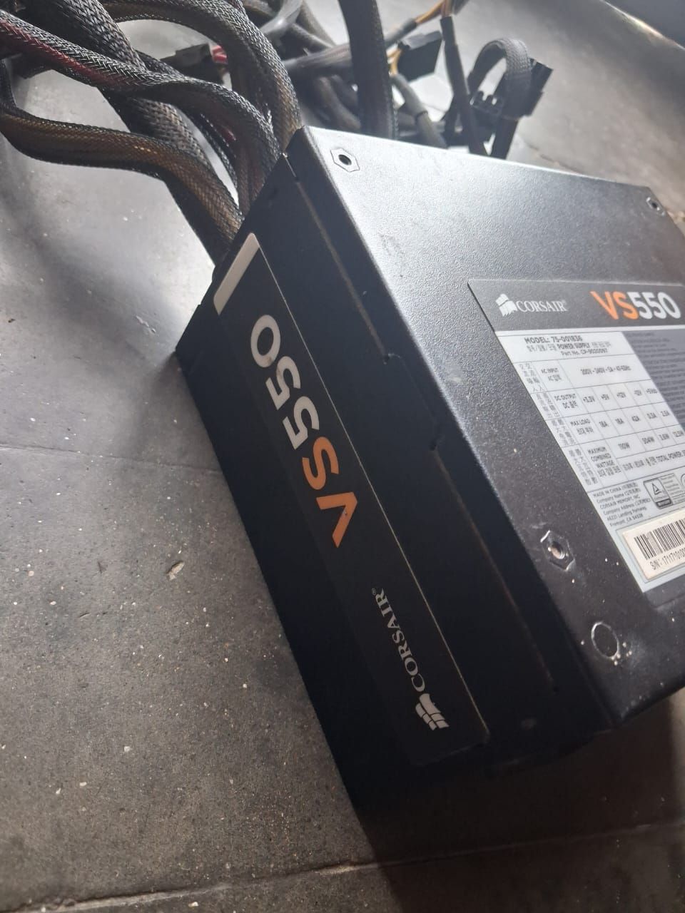 Corsair VS550 550-Watt Power Supply Used PSU
