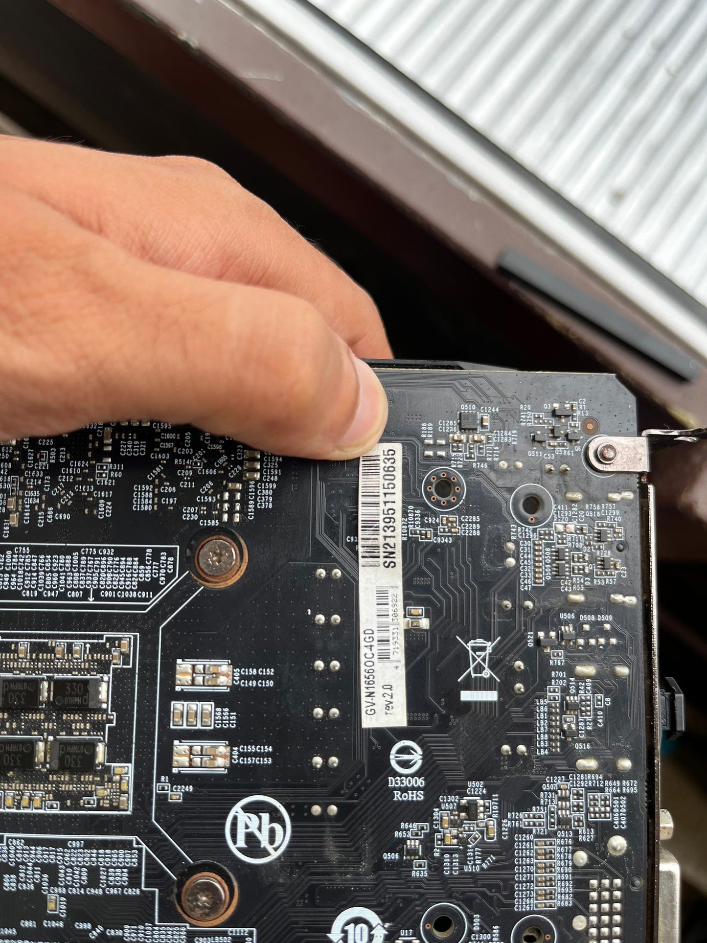 Gigabyte GeForce GTX 1650 4 GB GDDR6 Used GPU