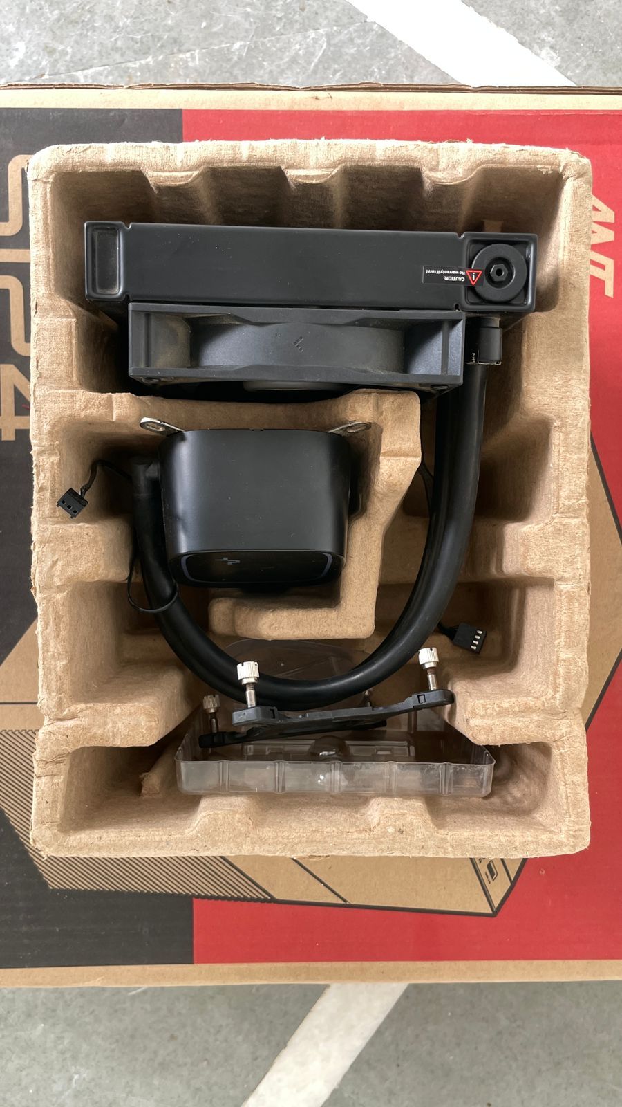 DeepCool LE300 120mm LED Lighting Anti-Leak Technology Liquid CPU Cooler AIO Used CPU Cooler