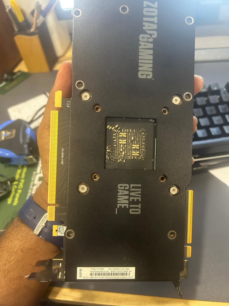 ZOTAC GAMING GeForce RTX 2080 AMP 8GB Used GPU