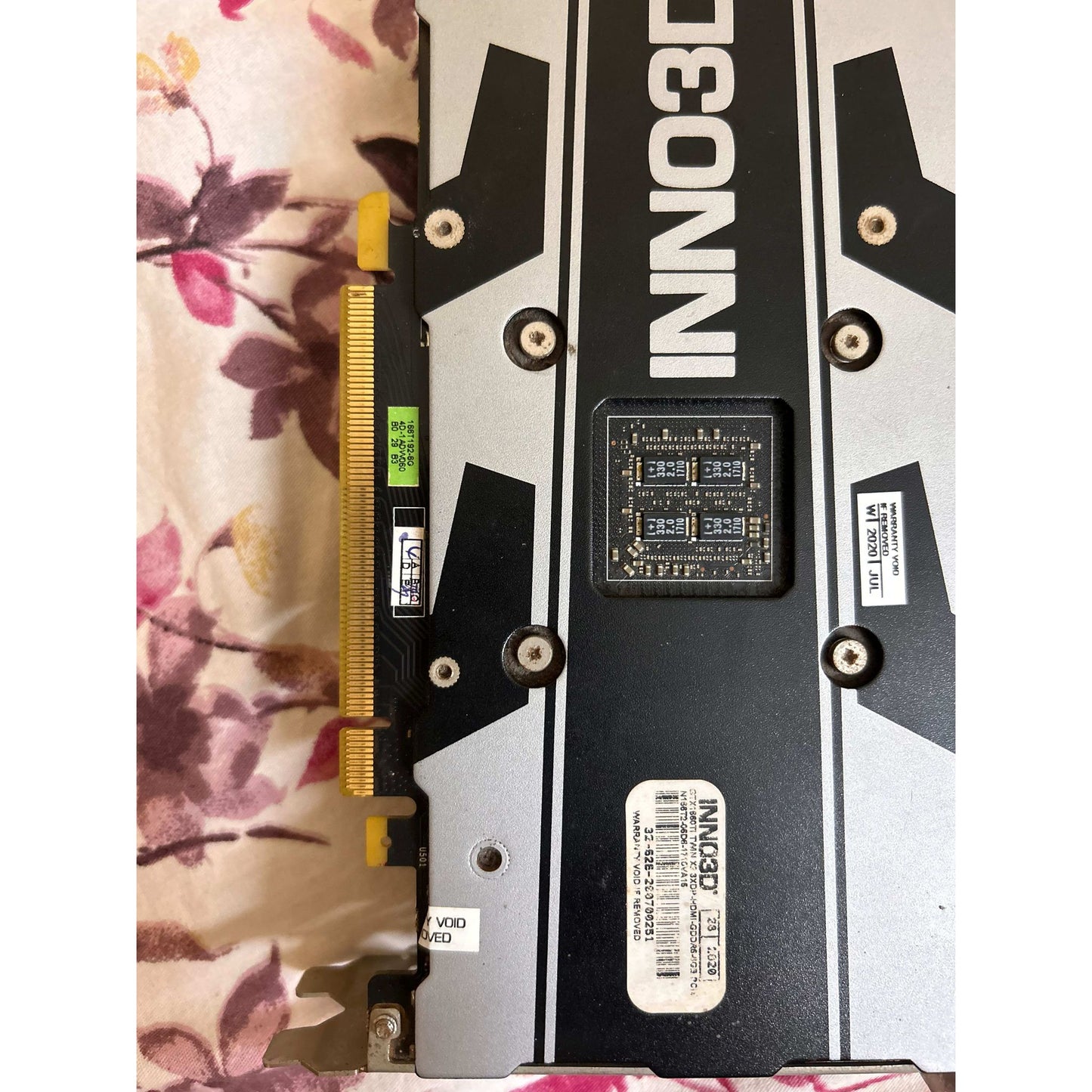 Inno3D GTX 1660 Ti 6gb GDDR6 Twin X2 Used GPU