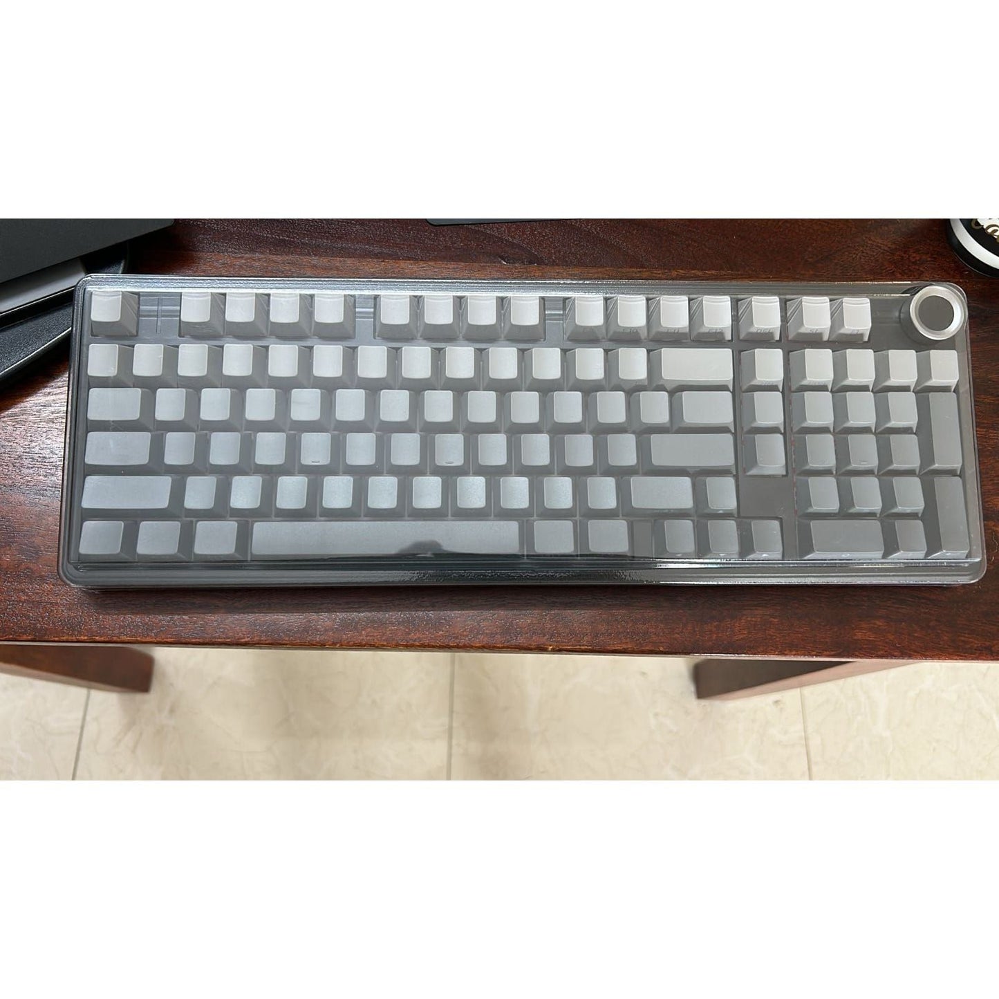 Aula F99 PRO Side Engraved Keycaps 3 in 1 Wireless Mechanical Gaming Keyboard with, Rotary Knob New, Open Box Keyboard
