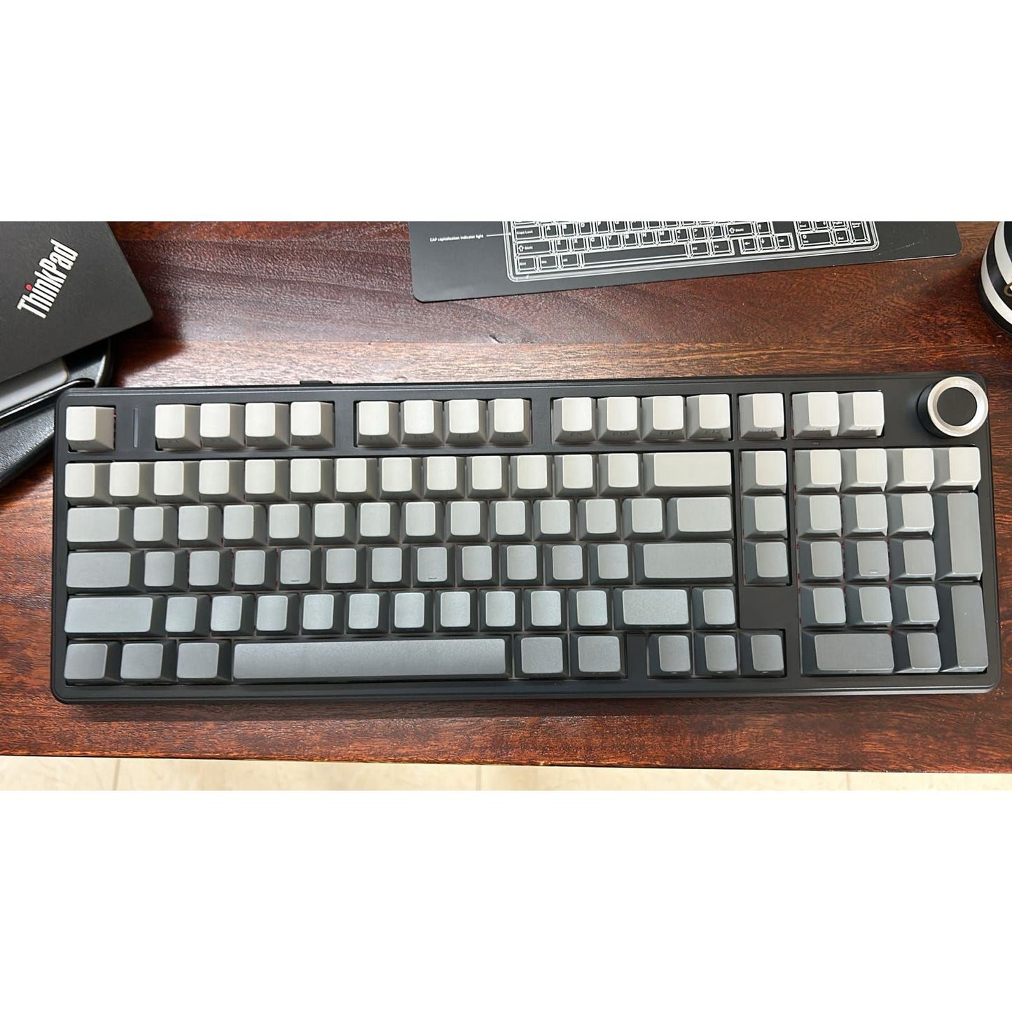 Aula F99 PRO Side Engraved Keycaps 3 in 1 Wireless Mechanical Gaming Keyboard with, Rotary Knob New, Open Box Keyboard