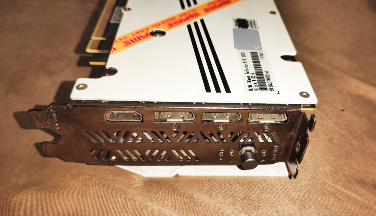 COLORFUL iGame GeForce RTX 3070 Ultra W OC Triple Fan 8GB Used GPU