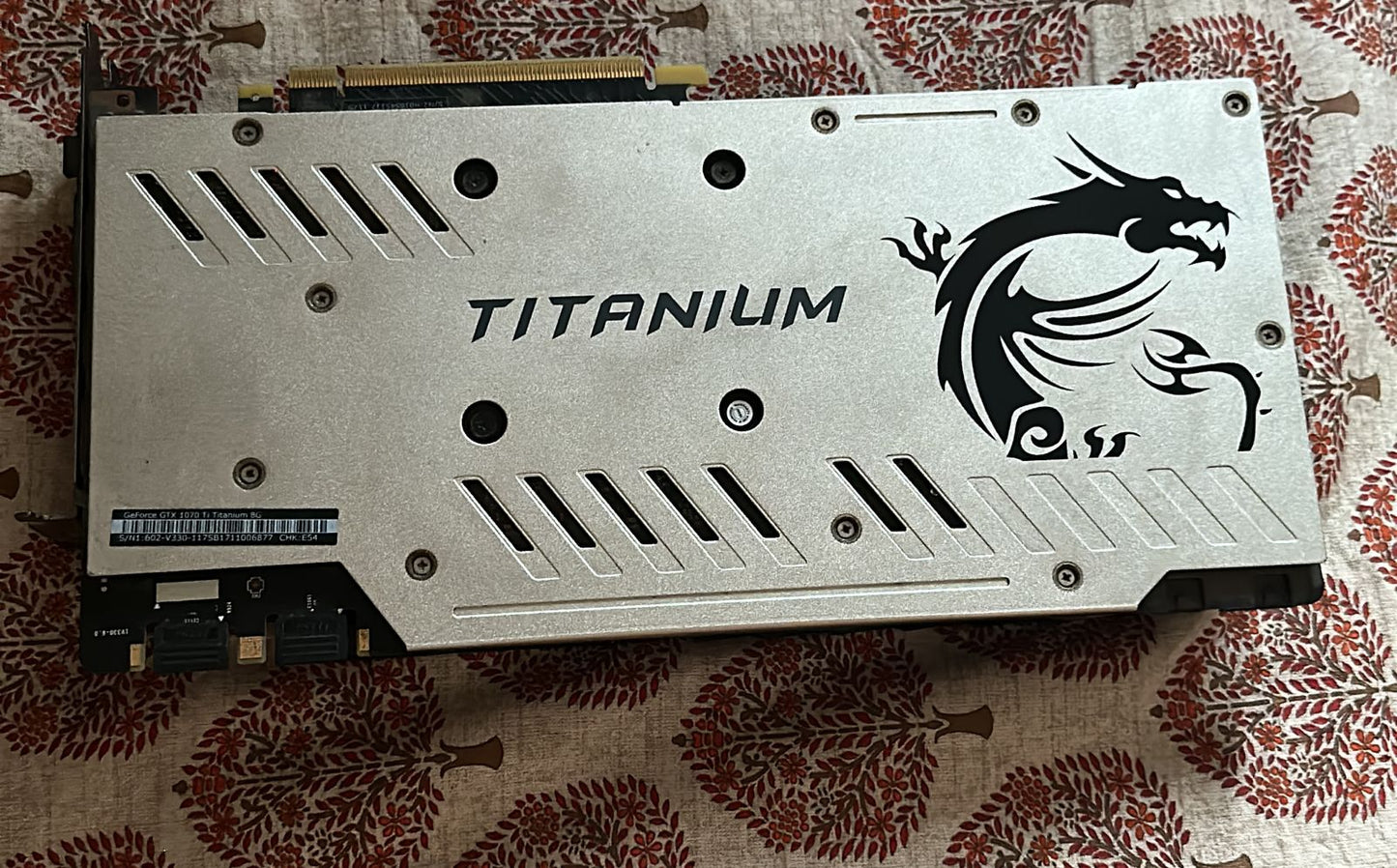 MSI GeForce GTX 1070 Ti Titanium 8GB Used GPU