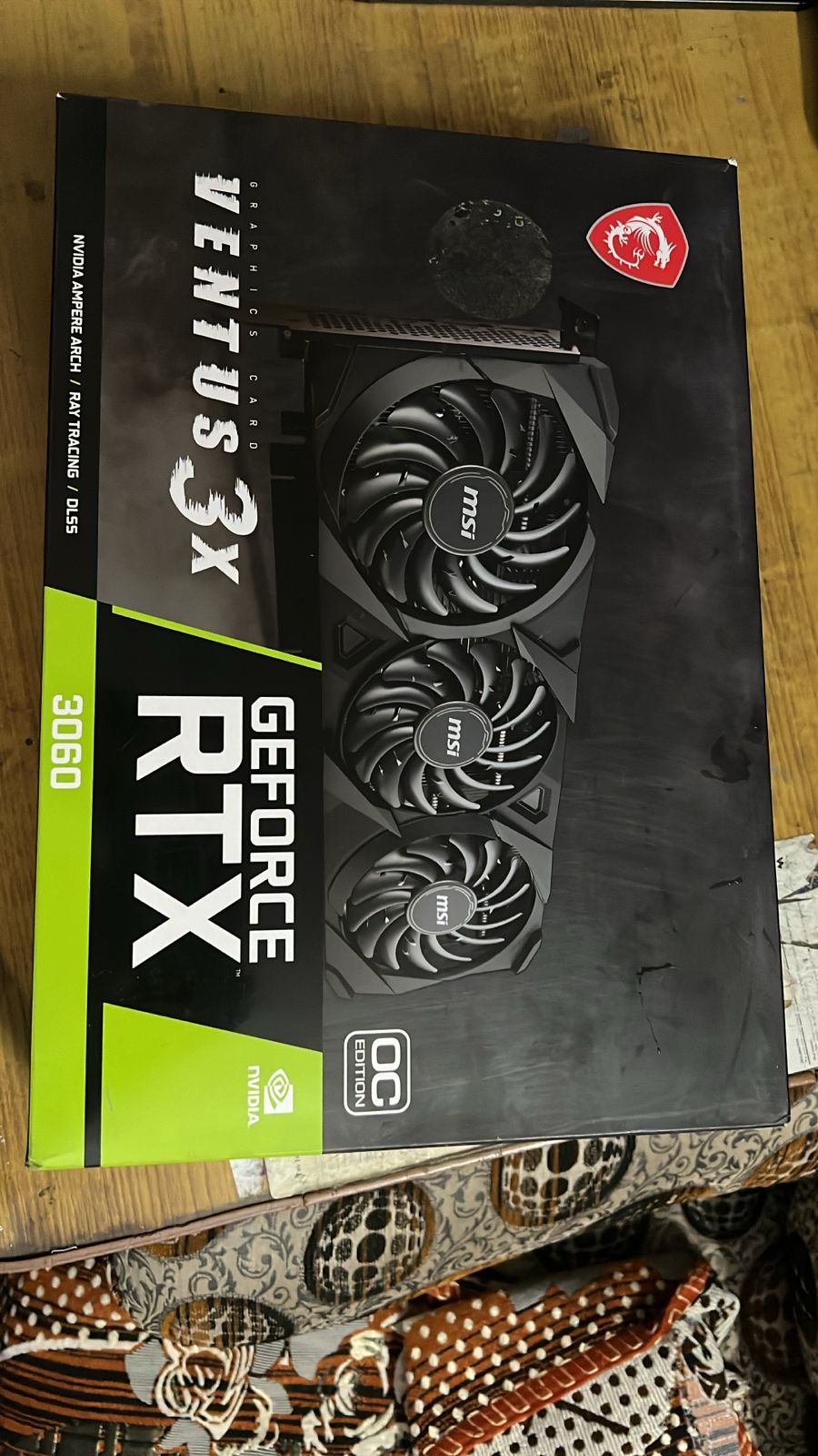 MSI GeForce RTX 3060 Ventus 3X 12G OC Used GPU
