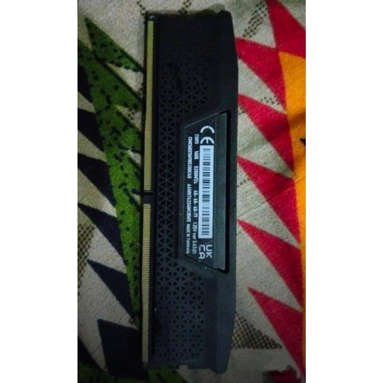 CORSAIR Vengeance 16GB (1x16GB) DDR5 DRAM 5200MHz Used RAM