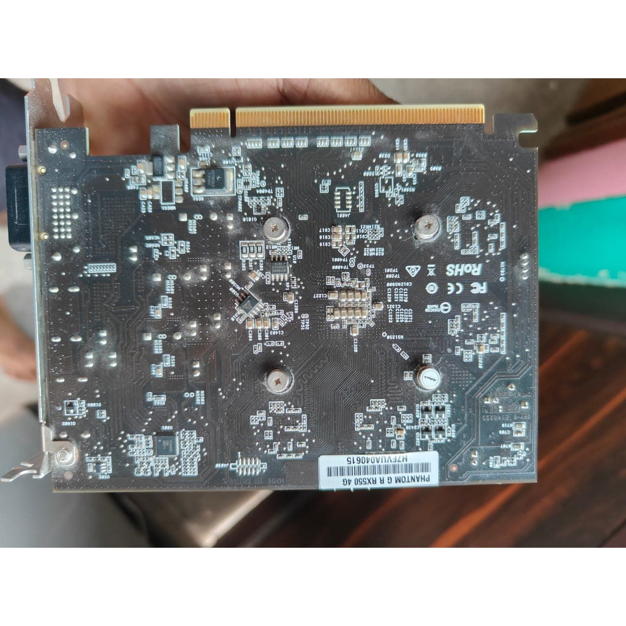 ASRock AMD Radeon RX 550 Phantom Gaming 4GB Used GPU - Computify.in