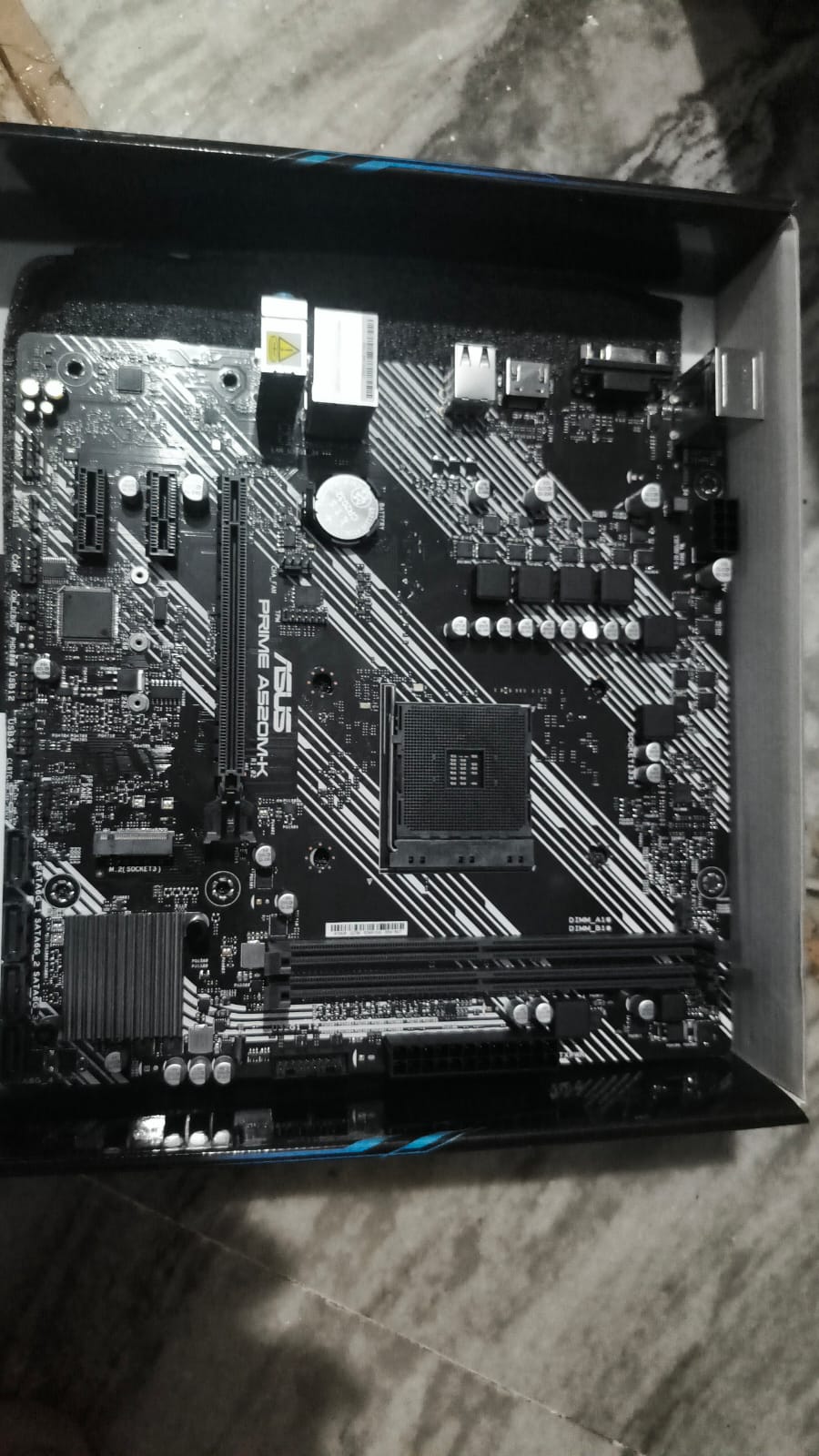 ASUS Prime A520M-K AM4 Socket DDR4 Used Motherboard
