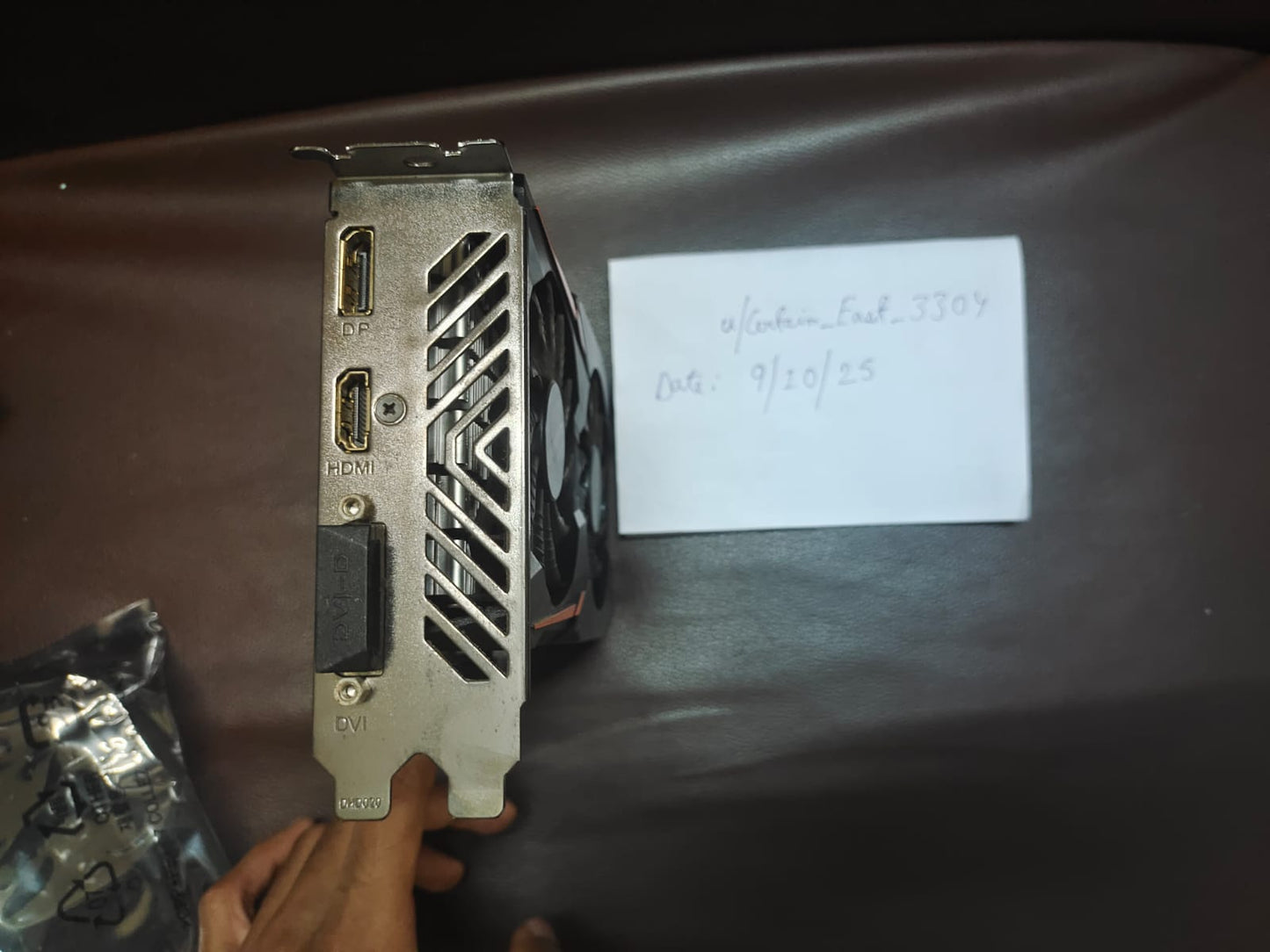 Gigabyte GeForce GTX 1050 Ti Windforce OC 4GB Used GPU