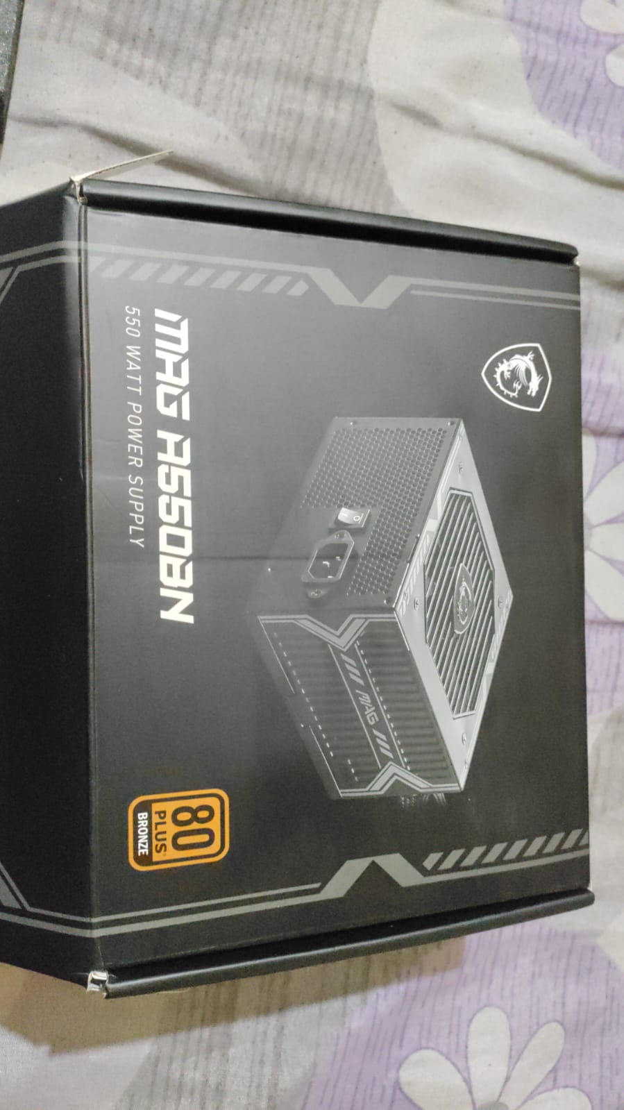 MSI MAG A650BN Power Supply Unit - 650W, 80 Plus Bronze Used PSU