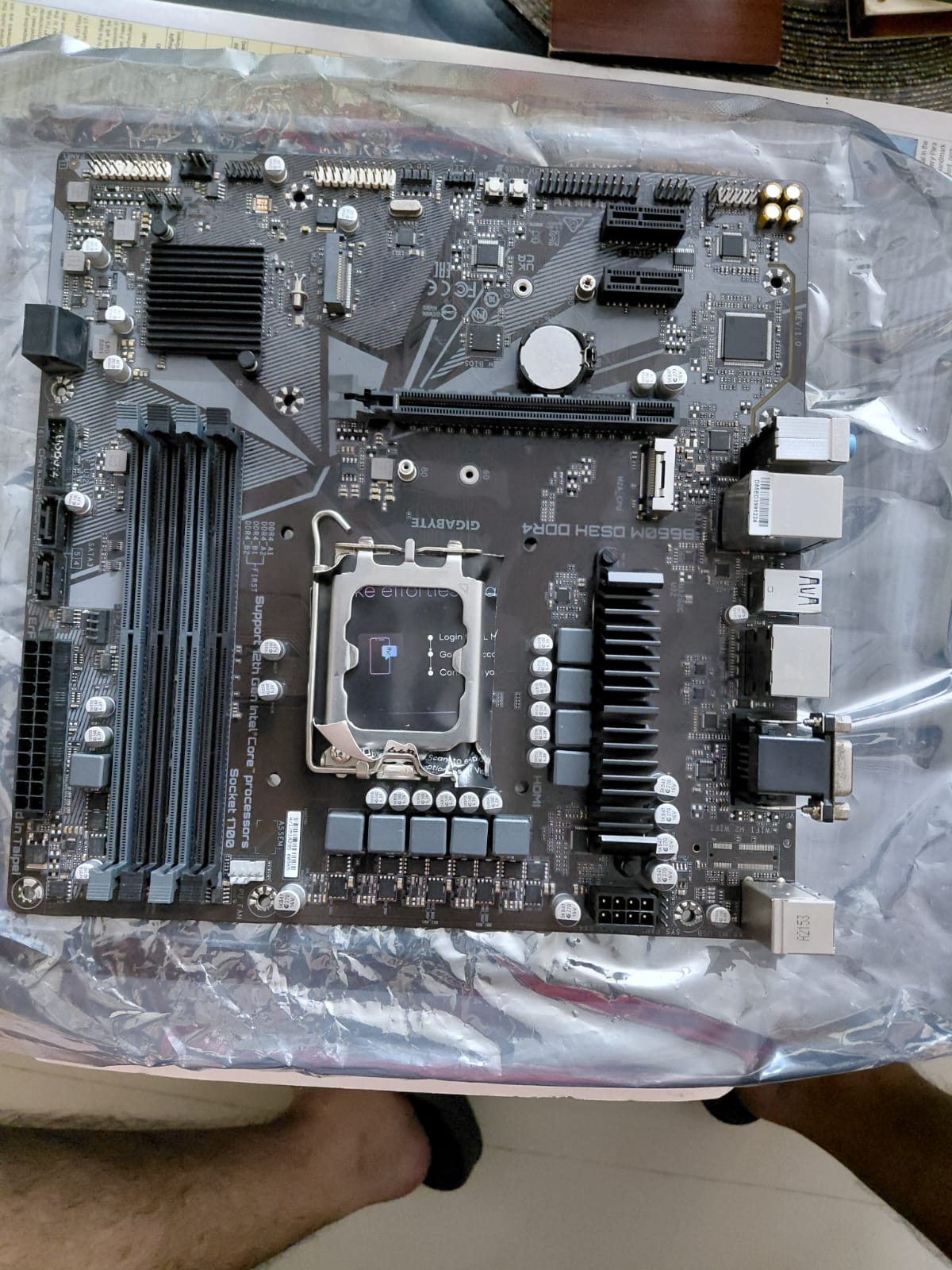 GIGABYTE B660M DS3H DDR4 B660/ Intel 12th gen/LGA 1700 Used Motherboard