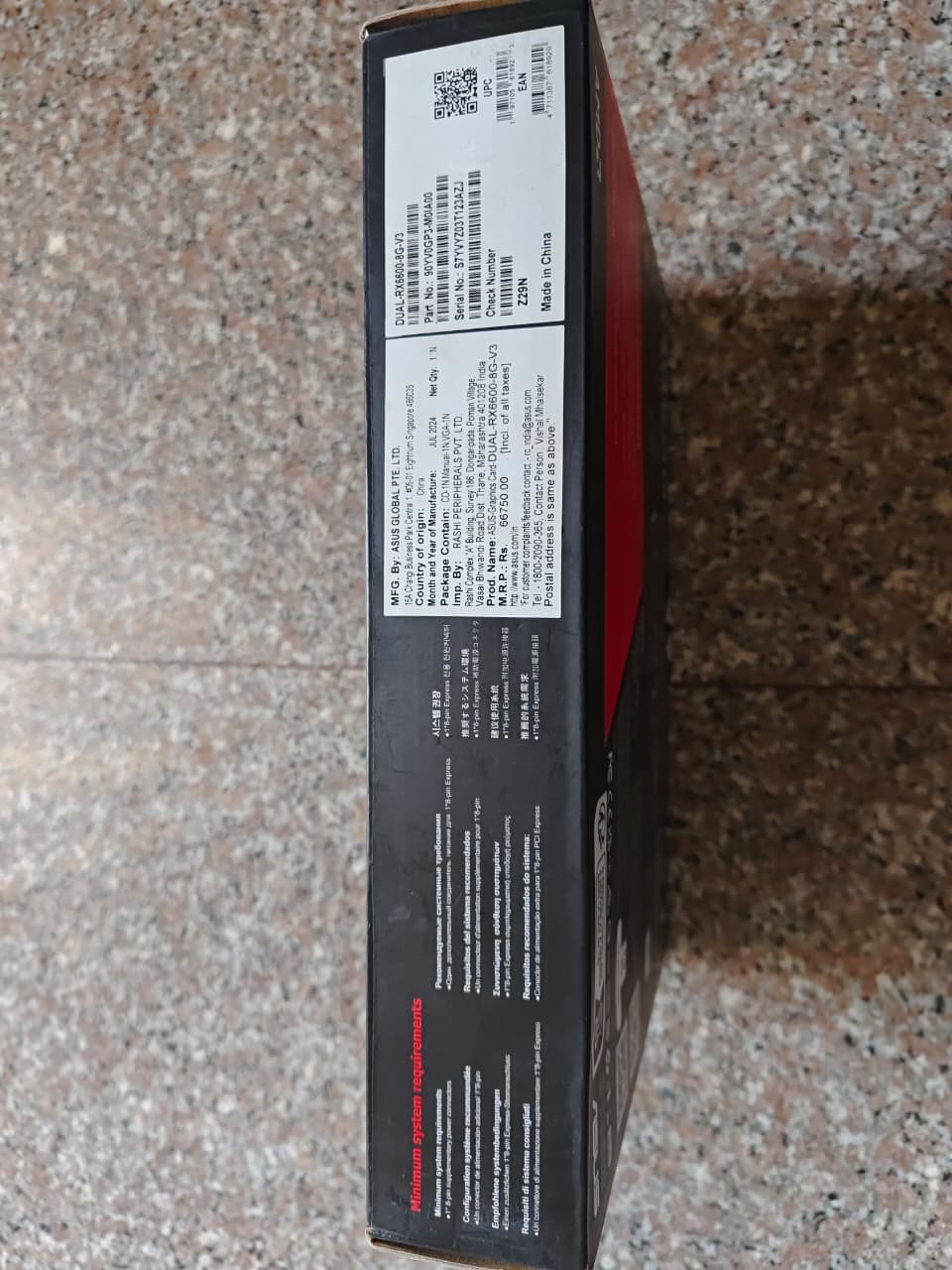 ASUS Dual Radeon RX 6600 V3 8GB Used GPU
