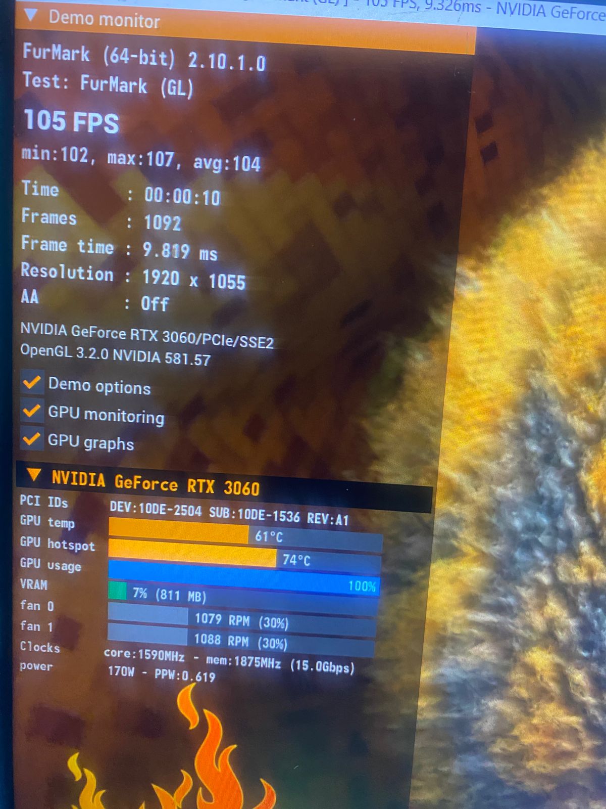 GALAX RTX 3060 OC Edition 12GB Used GPU
