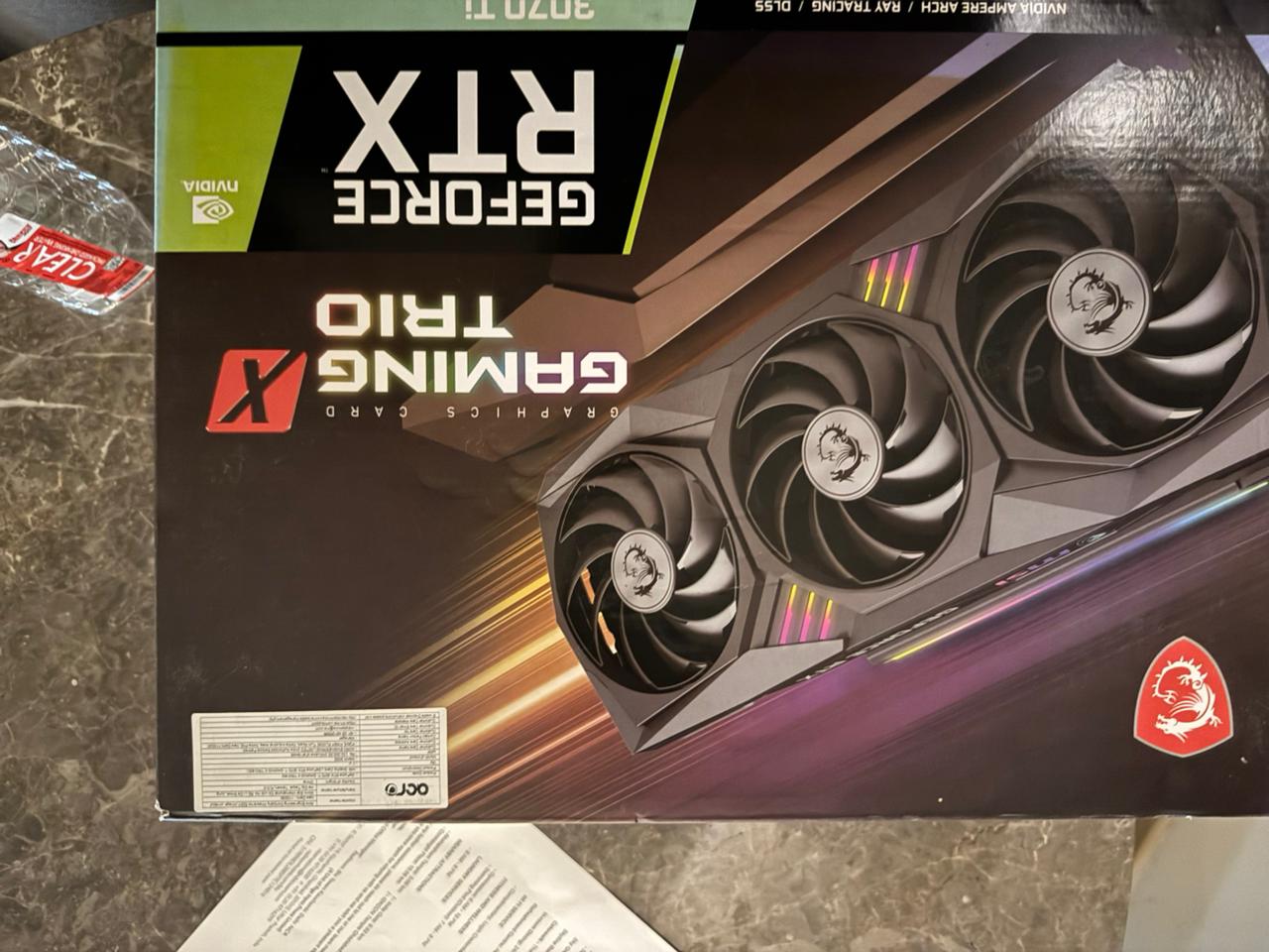 MSI GeForce RTX 3070 Ti GAMING X TRIO 8GB Used GPU