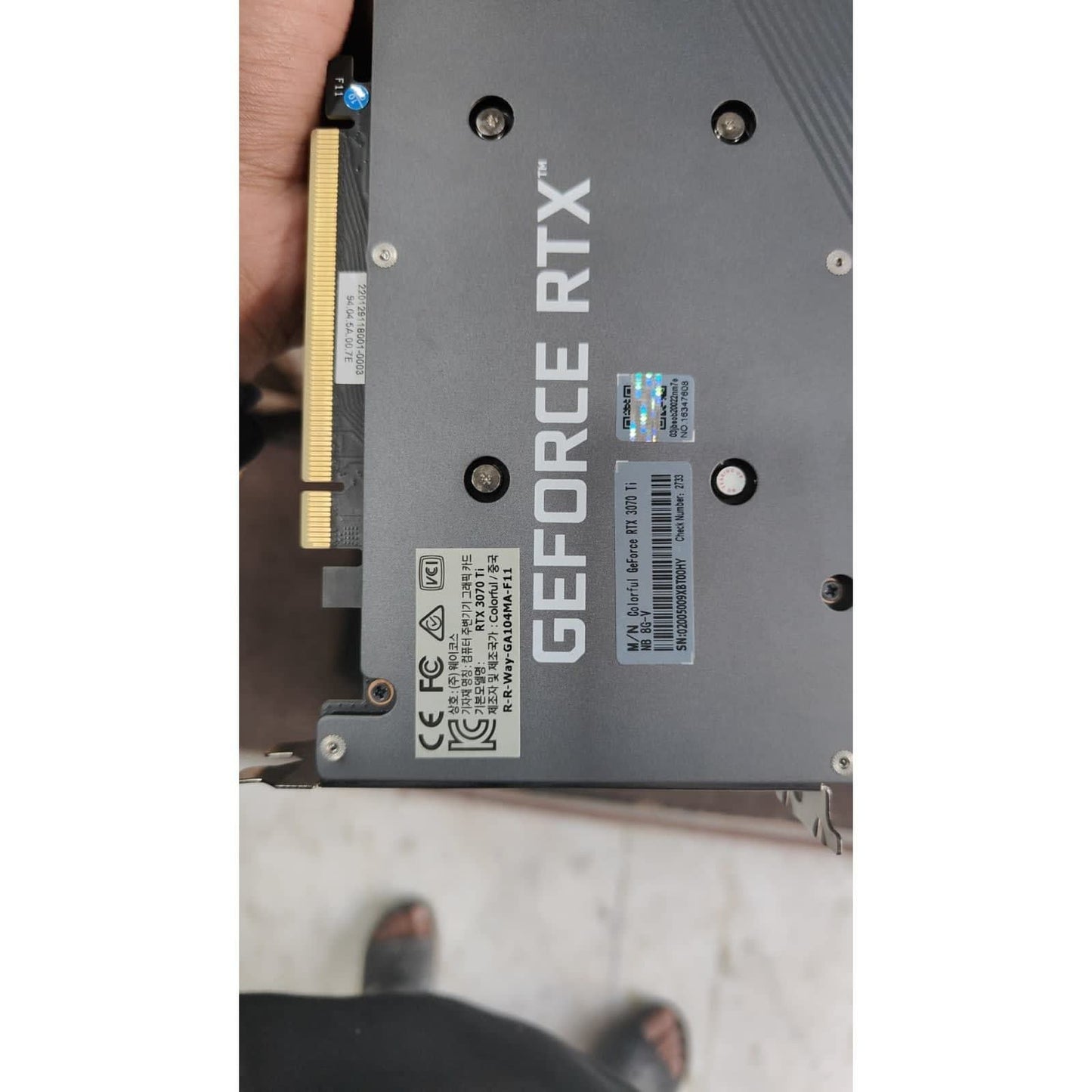 Colorful GeForce RTX 3070 Ti NB 8G-V 8GB Used GPU - Computify.in