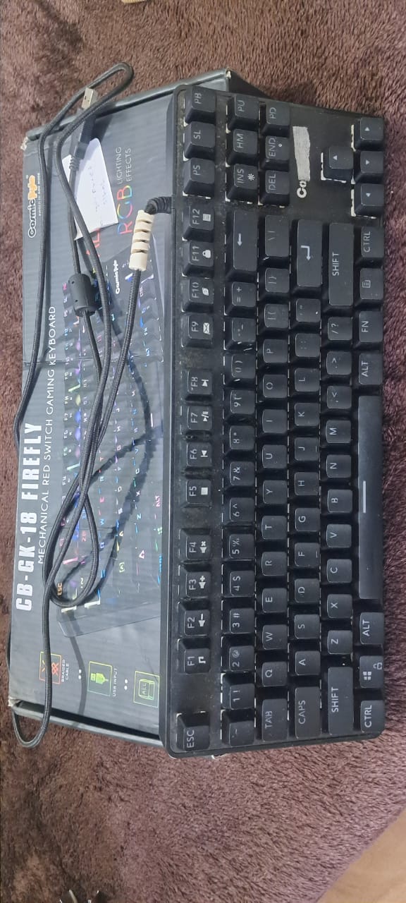 Cosmic Byte CB-GK-18 Firefly TKL Mechanical RGB Gaming Used Keyboard