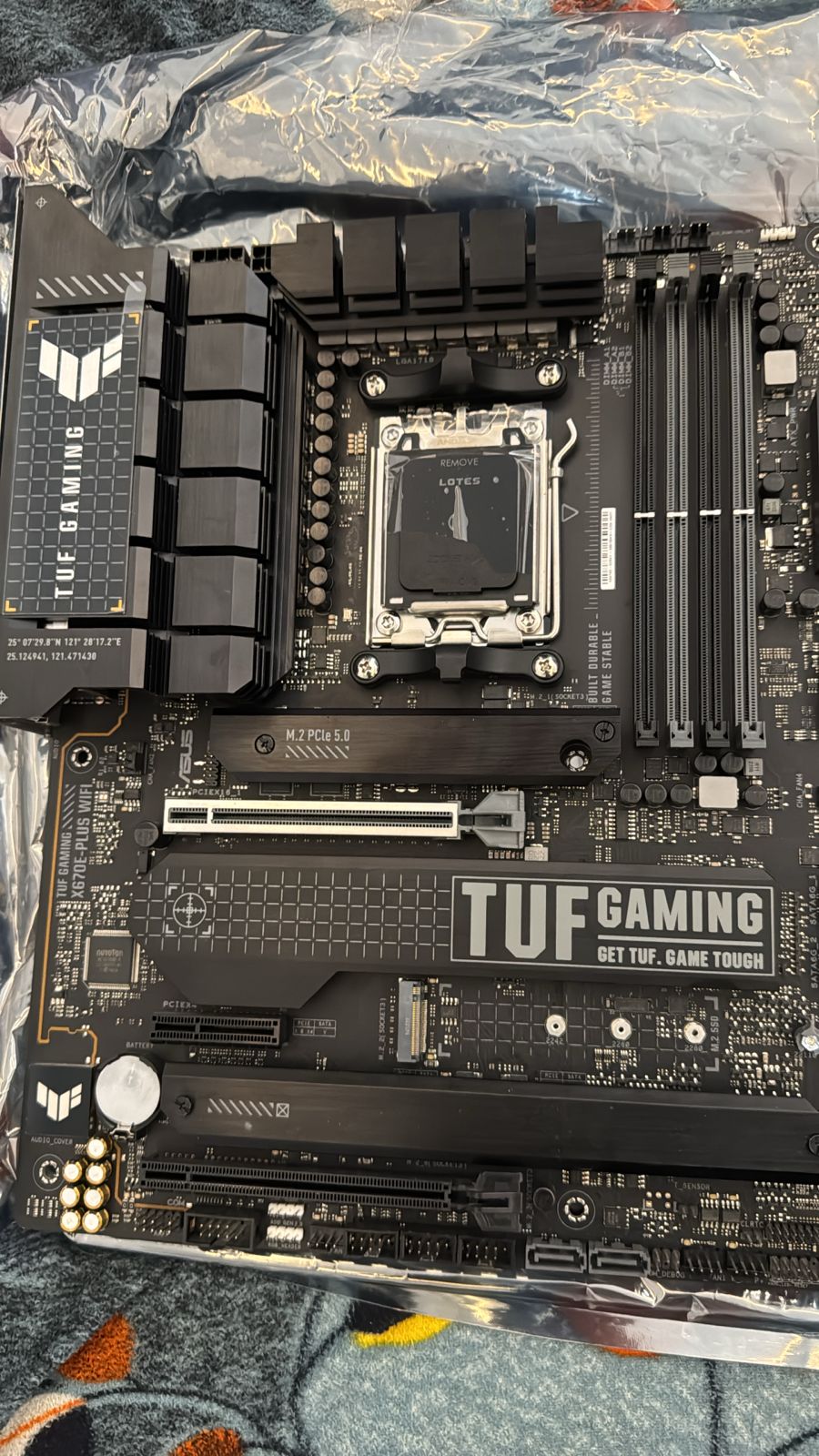 ASUS TUF Gaming X670E-PLUS WiFi AMD Ryzen AM5 ATX PCIe 5.0, DDR5 Used Motherboard