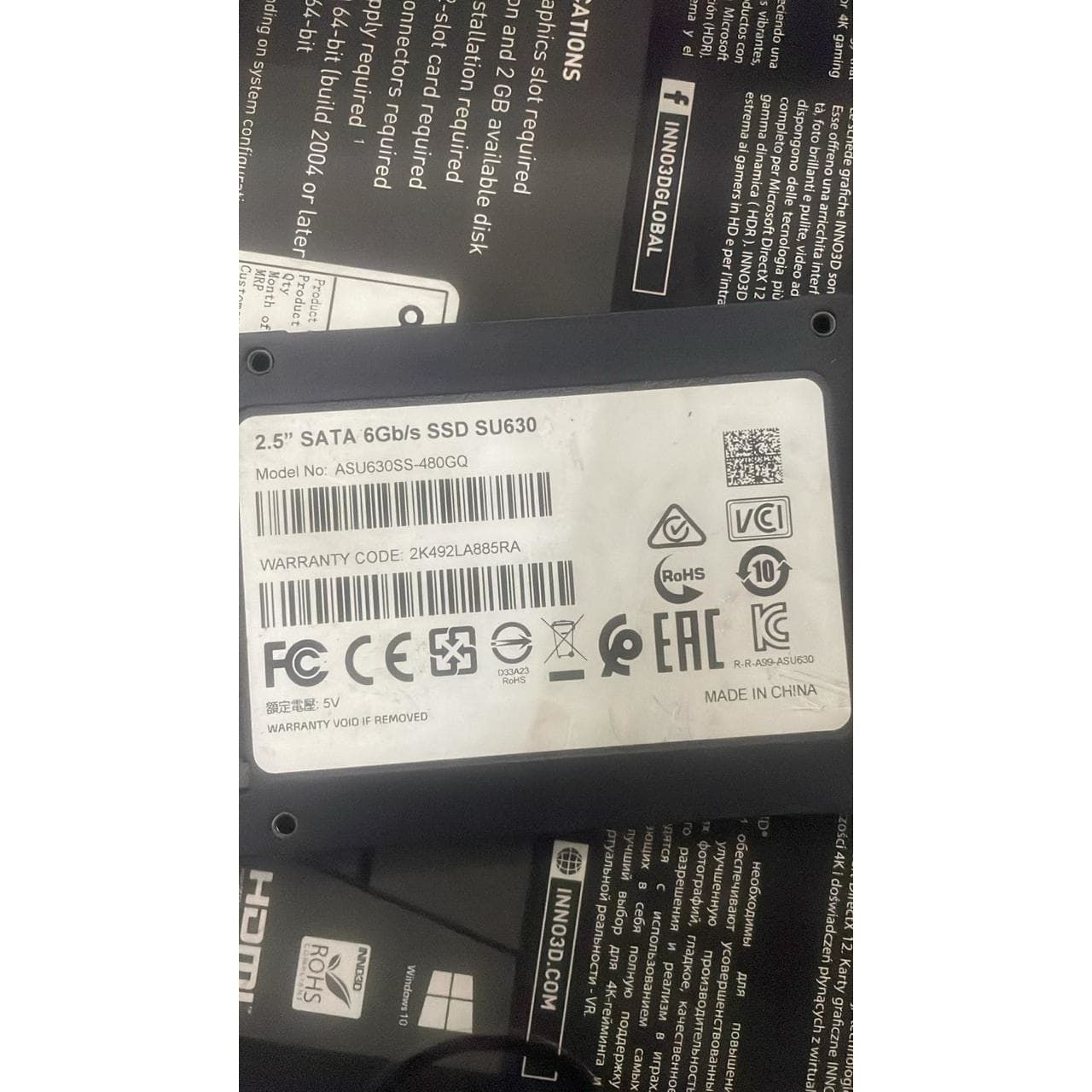 Adata Ultimate SU630 480GB SATA Used SSD