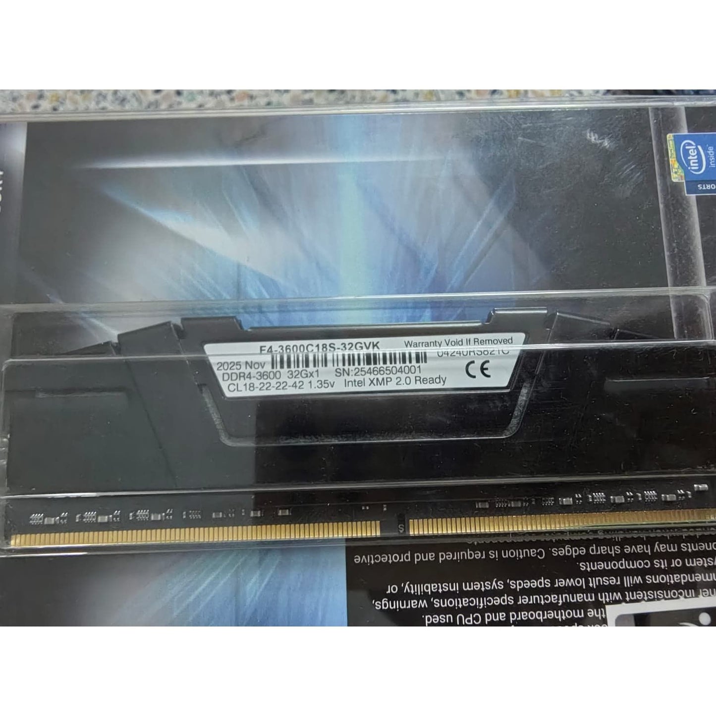 G.Skill Ripjaws V 32GB DDR4 3600MHz CL18 Used RAM - Computify.in